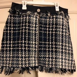 Zara Herringbone Skirt
